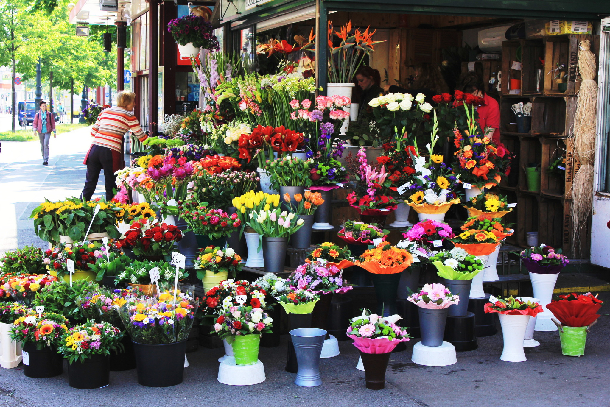 Die schönsten Blumensträuße beim Stadtpark - Favoriten