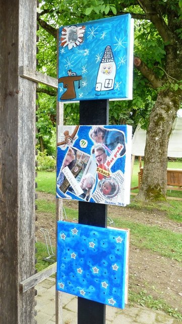 Ausstellung im Hof der Galerie | Foto: KK Veranstalter