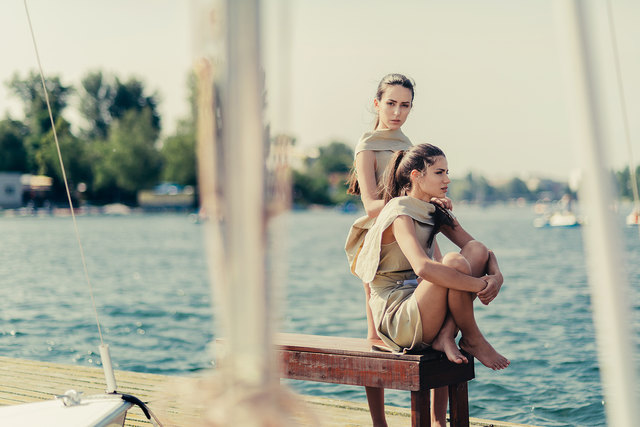 Sommer, Sonne, Alte Donau - Shooting bei Kukis Kombüse