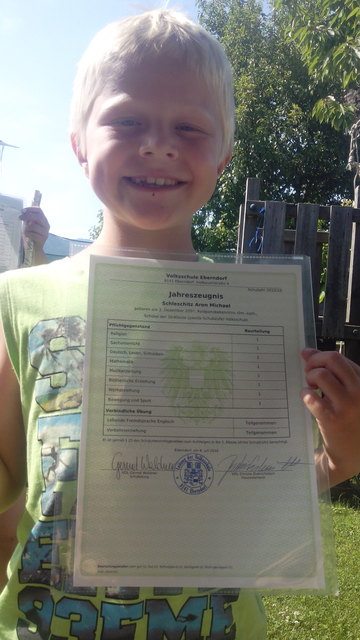 Aron Schleschitz, 2. Klasse, Volksschule Eberndorf