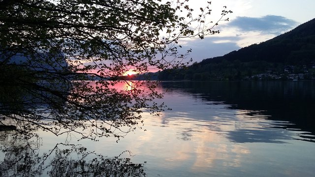 Abendstimmung am Mondsee!