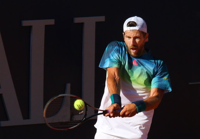 "Melzermania" - der ehemalige Weltranglisten-Achte Jürgen Melzer wußte seine Routine auszuspielen