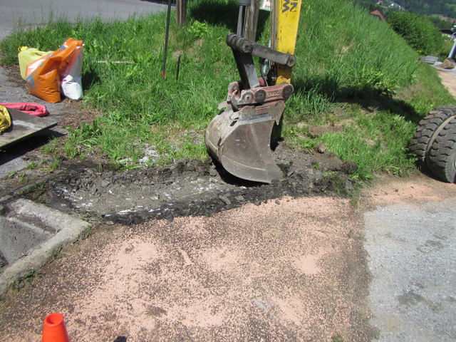 Das kontaminierte Erdreich wurde abgegraben und anschließend entsorgt. | Foto: KK