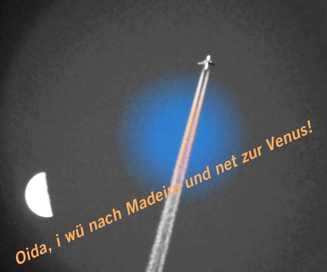 Heutzutage muss man ja sagen wos langeht, sonst verfliagt er sie no - da PILOT.