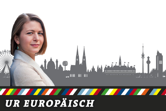 Europa-Expertin Katharina Moser macht sich für die bz - Wiener Bezirkszeitung regelmäßig auf die Spuren europäischer Länder in Wien. (Foto: Andreas Edler)