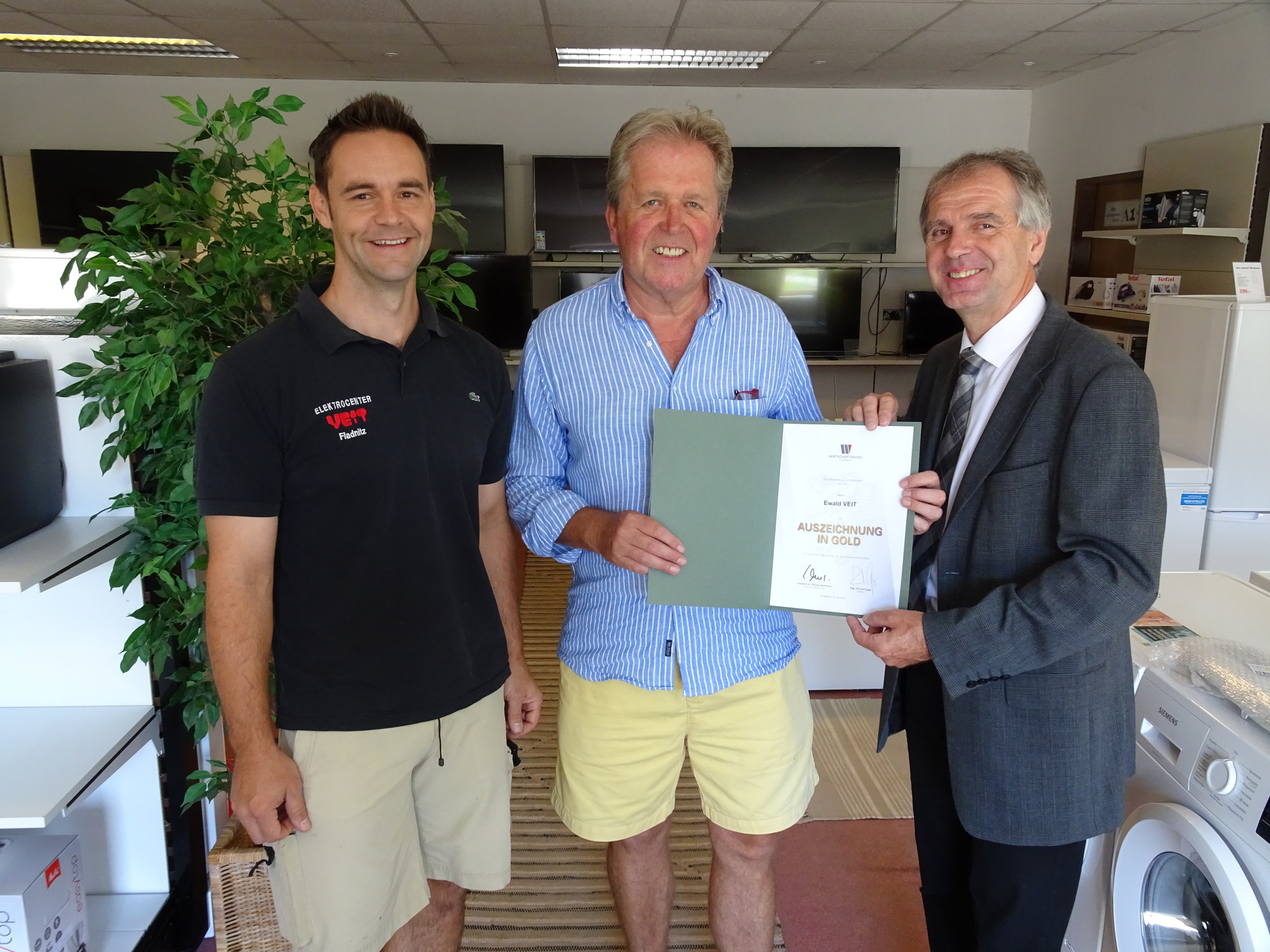 Gold für Unternehmer Ewald Veit - Südoststeiermark