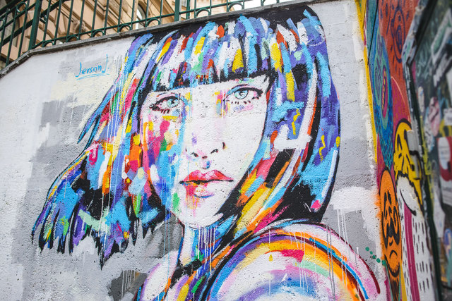 Das Kunstwerk von Jerson Jimenez entstand beim letztjährigen Street Art Festival.