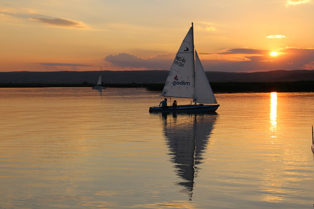Sonnenuntergang am Neusiedlersee