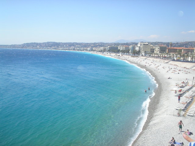 Sommerurlaub in Nizza, Frankreich