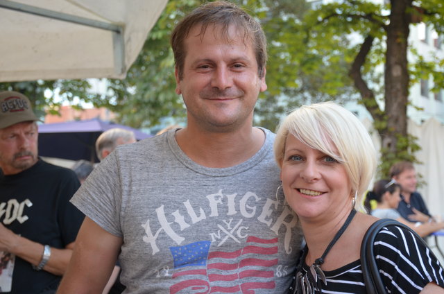 Gemeinderat Thomas Schneeweiss mit Barbara Mochar