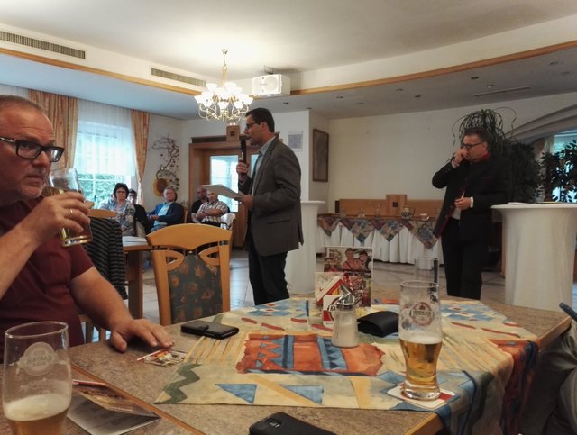 Bei einer öffentlichen Diskussion wollte Franz Penz noch Frieden in die Partei und Gemeinde bringen. Dies ist nun gescheitert. | Foto: Hahn