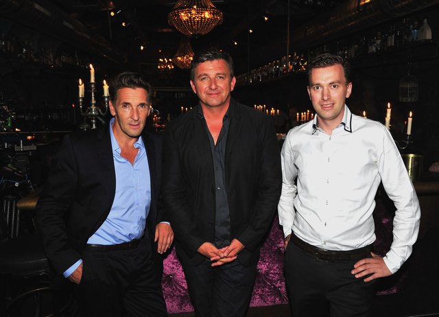 Mark Keller, Hans Sigl und Stollen-Gastgeber Martin Gasteiger (v.l.). | Foto: Quint