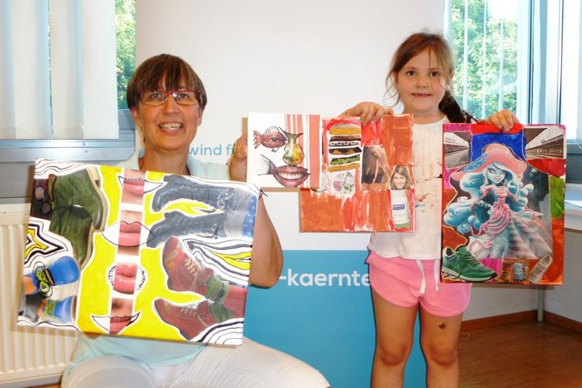Brigitte und Anna-Lena haben wunderbar mit unterschiedlichen Motiven gespielt