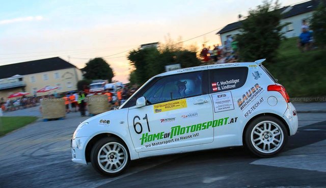 Auf dem Weg zum zweiten Platz in der Klasse "RC 5": Christian Hochstöger und Bianca Lindtner.