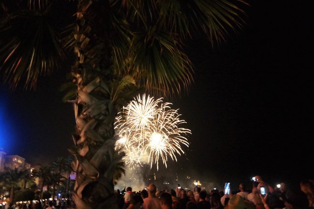 Feuerwerk in Llorett
