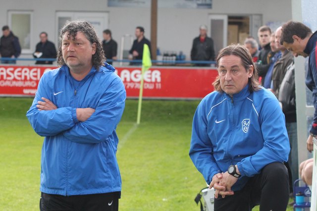 Thomas Engelmaier (links), am Bild mit seinem langjährigen Co-Trainer Peter Prokopczyk