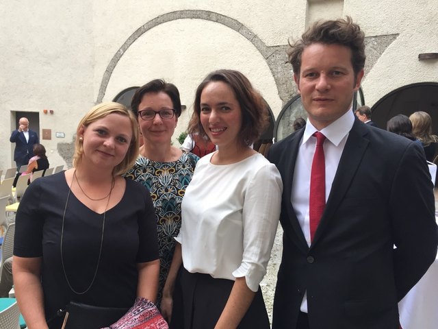 Daniela Walkner, Gabriele Walkner, Nadine Zappe und Markus Wögerbauer.