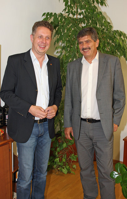 Zeigen sich über die große Nachfrage an der Förderaktion erfreut: LR Alexander Petschnig und Förderexperte Franz Kain | Foto: LMS