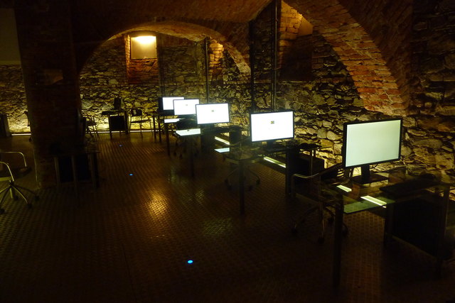 Vorher im Keller der Medaithek