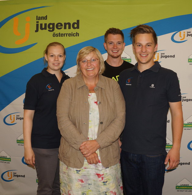 Elisabeth Weilbuchner, Uli Winding, Michael Lerchner, Obmann Maximilian Brugger.