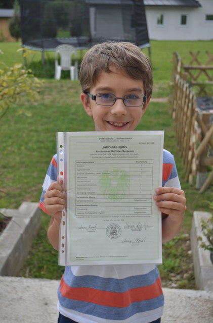 Matthias Bierbaumer, 2. Klasse Volksschule St. Peter am Wallersberg