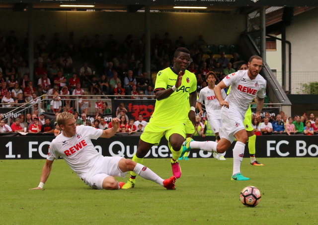 Die stärksten Ligen Europas zu Gast in Kitzbühel: Der FC Köln, 9. der letzten deutschen Bundesliga-Saison, feierte einen 1:0 Testspielsieg gegenden  FC Bologna, 14. der italienischen Serie A, der höchsten italienischen Profiklasse