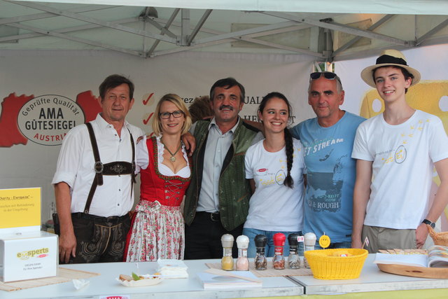 Heinz Kolb mit Tochter Christine, Leo Steinbichler, Anja Liebmann, Christian Brandstätter und Elias Liebmann (v.l.). | Foto: Steinbichler