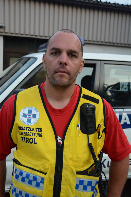 Michael Hämmerle, Einsatzleiter der Wasserrettung Kufstein, war bei der Suche im Inn mit dabei. | Foto: ZOOM.TIROL