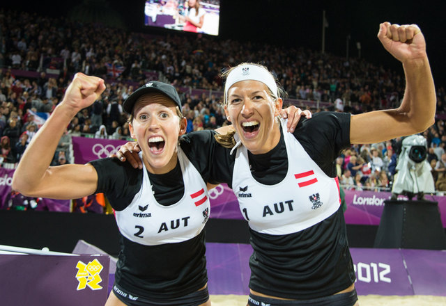 Doris und Stefanie Schwaiger am Höhepunkt ihrer Karriere: Sie erreichten einen 5. Platz bei den Olympischen Spielen von London. | Foto: privat