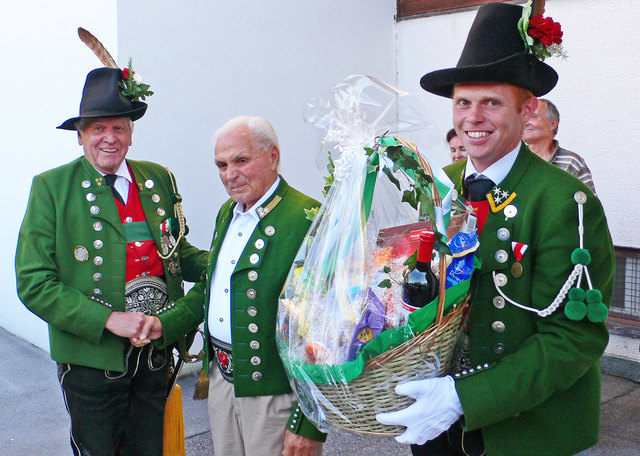 Hptm. Peter Rathgeber, Toni Thaler, Ojg. Florian Gabl | Foto: SK Volders