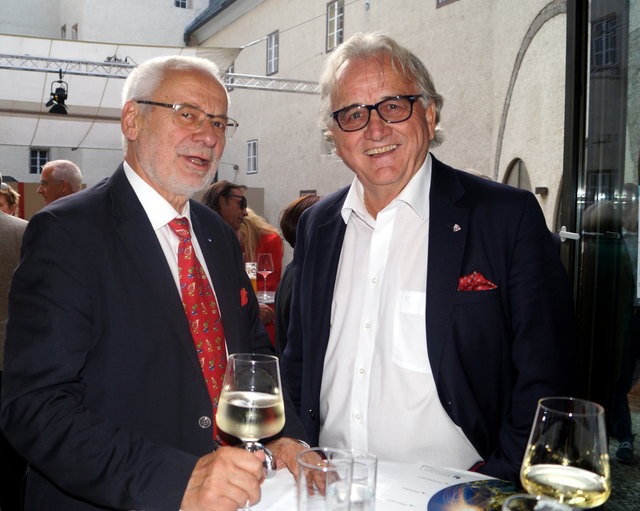 Erhard Busek, Hans Harrer. | Foto: Josef Wind
