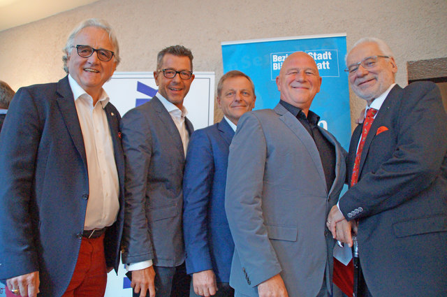 Hans Harrer Michael Kretz, Hans Scharfetter, Alexander Goebel , Erhard Busek. | Foto: Theresa Kaserer