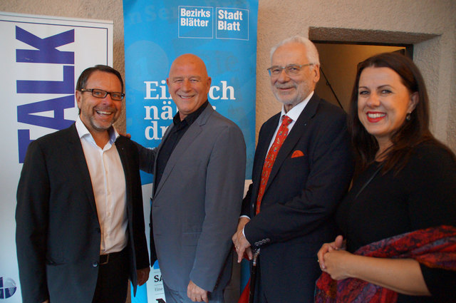 Erwin Promegger, Alexander Goebel, Erhard Busek, Sabine Sarac. | Foto: Theresa Kaserer