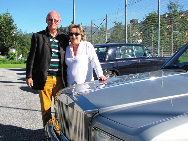 Heinz Berger, hier mit Gattin Doris, organisierte mit Werner Germek das Treffen in Abtenau.