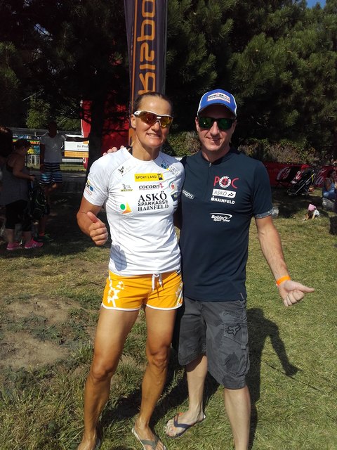 Michaela Rudolf und Alex Bader schafften beide den Sprung auf das Podium. | Foto: privat