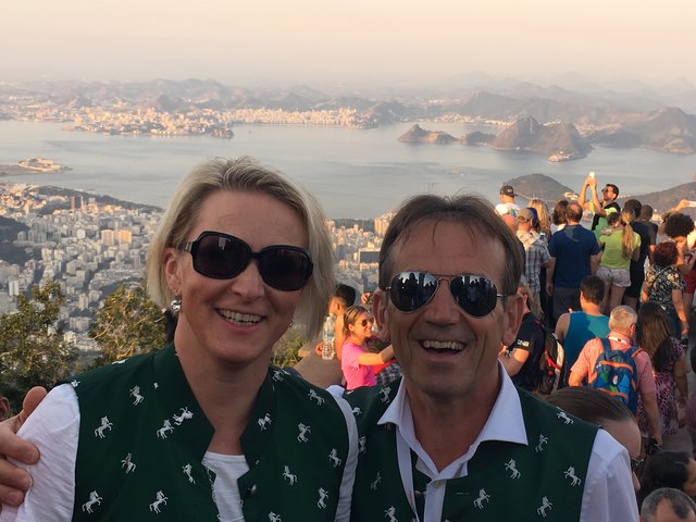 Barbara Penz-Arzberger und Karl Arzberger verbreiteten Lipizzanerheimat-Flair bei Olympia in Rio. | Foto: KK