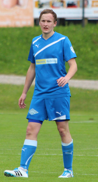 Alexander Trinker (hier noch im Dress des SV Haus) gelang für Pruggern in nur zwölf Minuten ein Quattrick.