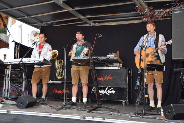 Die Pfunds Kerle sorgte für beste musikalische Unterhaltung bei der Seeromantik in Ladis.