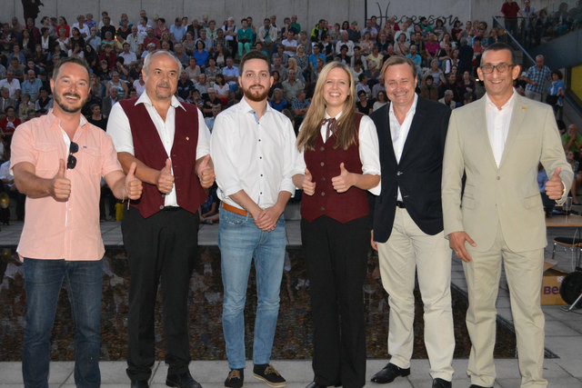 Matthias Pacher, Karl Bergauer, Freddy Asperger, Barbara Schreiber, Klaus Frank und Michael Jedlicka