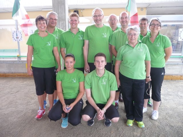 PVN-Spieler beim 4-Länder-Freundschaftsturnier in Saluzzo (Piemont, Italien)