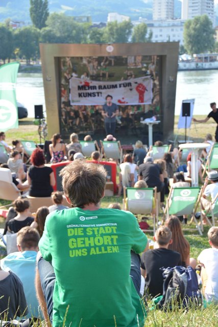 Das Publikum kürt den Sieger.