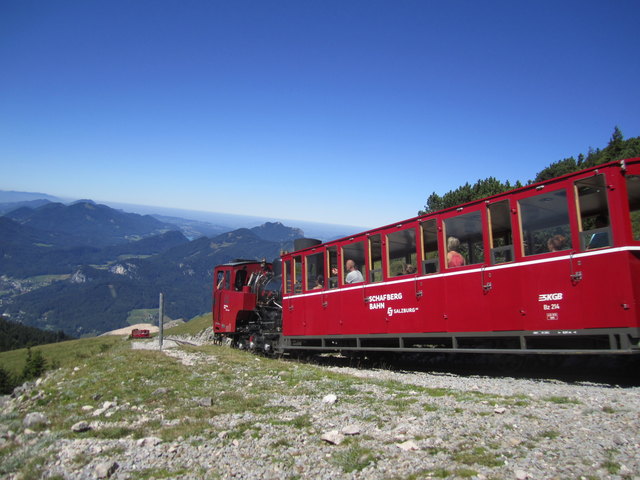 Zahnradbahn auf den Schafberg