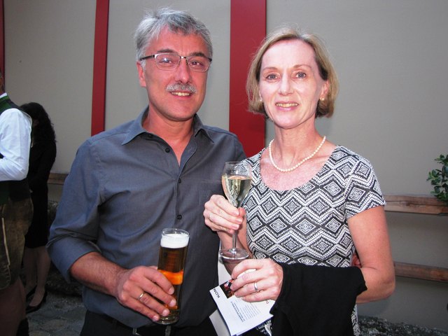 Gerhard Pfeiffenberger, ci Werbeagentur, und seine Frau Christine, genossen die Veranstaltung.