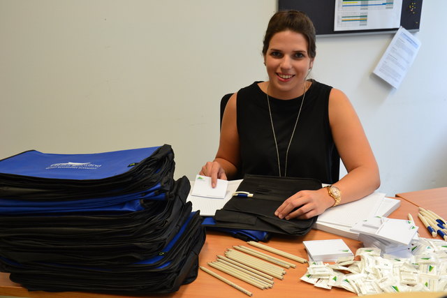 Rund 1.000 „Welcome Packages“ haben die Teams der FH Burgenland während des Sommers gepackt. | Foto: FH Burgenland