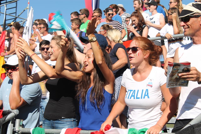 Ausgezeichnete Stimmung war auch am Faustball-Samstag gegeben.