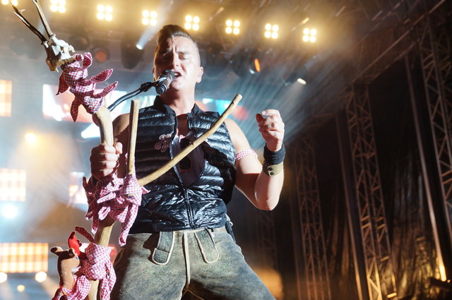 Rund drei Stunden lang sorgte Andreas Gabalier beim großen Mountain Open Air für beste Stimmung.