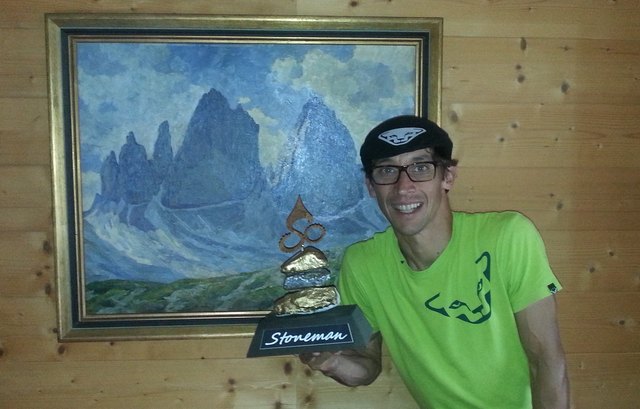 Michael Kurz hat fünf Stoneman-Trophäen (viermal Gold, einmal Silber) zu Hause | Foto: KK