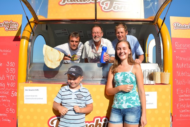 Anton Erber, Franz Sturmlechner und Wolfgang Pöhacker (hinten) mit Maximilian Ratz und Lena Wieser (vorne).
