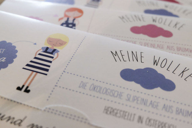 Sabine Falmann-Hauser stellte ihre neue Produktlinie "Meine Wollke" – eine wiederverwendbare Slipeinlage – in Scheibbs vor. | Foto: privat