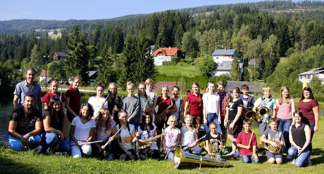 Gruppenfoto am Rudolfsee